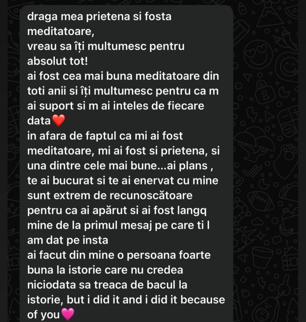 Recenzie WhatsApp de la elev